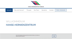 Desktop Screenshot of hanse-hernienzentrum.de